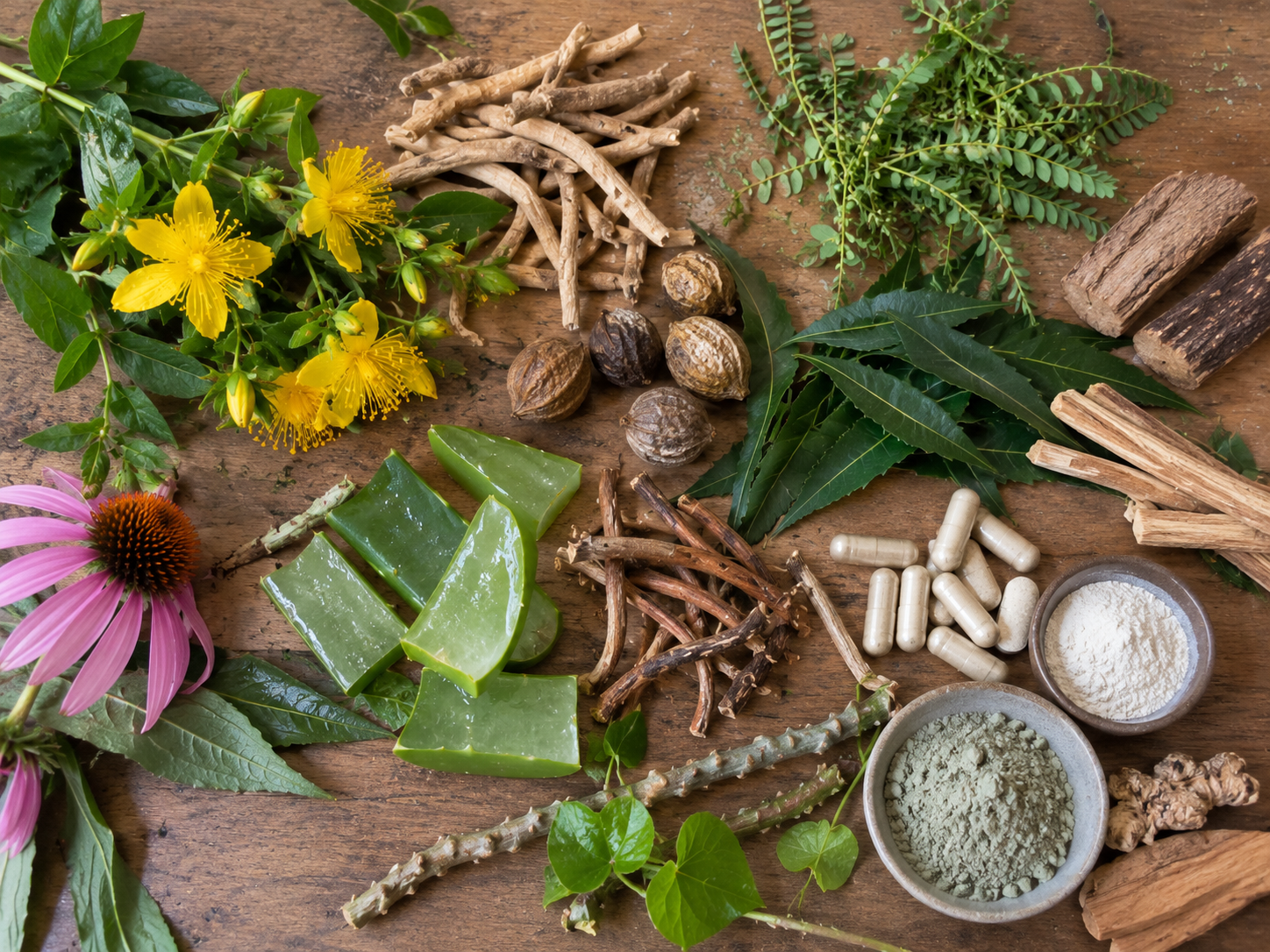 Dried medicinal herbs